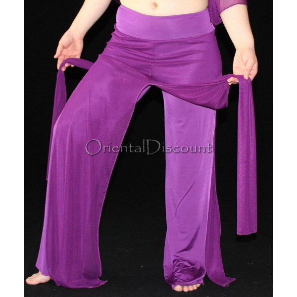 Pantalon de cours de danse orientale fminin et confortable