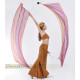 Veil poi de danse orientale vert pistache