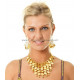 Collier à sequins dorés
