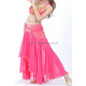 Ensemble de danse orientale top jupe sirène fushia