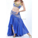 Ensemble top jupe sirène bleu roy