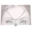 Bijou de front strass argenté