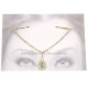 Bijou de front strass doré