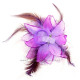 Fleur à cheveux violet