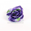 Fleur à cheveux violet pailleté