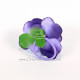 Fleur à cheveux violet pailleté