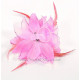 Fleur à cheveux rose