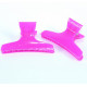 Lot de 2 pinces croco fuschia
