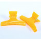Lot de 2 pinces croco jaune