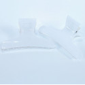 Lot de 2 pinces croco blanc