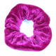 Chouchou velours fuschia