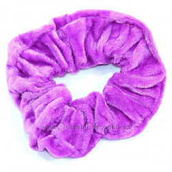 Chouchou velours parme