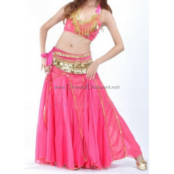 Ensemble de danse orientale sirène fushia
