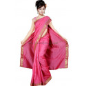 Sari indien de danse Bollywood rose