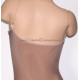 Body de danse orientale sous poitrine couleur chair