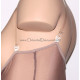 Body de danse orientale sous poitrine couleur chair