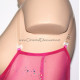 Body de danse orientale sous poitrine fuschia à paillettes