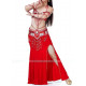 Costume de danse orientale 3 pièces rouge
