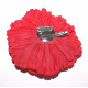 Fleur à cheveux rouge