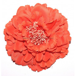 Fleur à cheveux orange