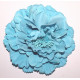 Fleur à cheveux turquoise