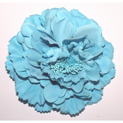 Fleur à cheveux turquoise