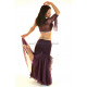 Tenue orientale top jupe violet