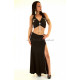 Tenue de danse orientale top jupe noir