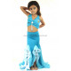 Top de danse orientale enfant turquoise