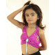 Top de danse orientale enfant fuschia