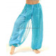Sarouel enfant de danse orientale turquoise