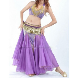 Ensemble de danse orientale sirène violet