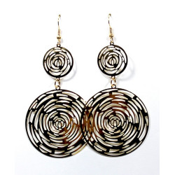 Boucles d'oreilles cercle doré