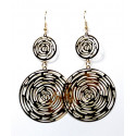 Boucles d'oreilles cercle doré