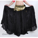 Jupe coton de danse orientale noir