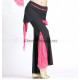 Pantalon de cours de danse orientale noir et fuschia