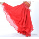 Jupe doublée de danse orientale rouge