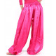 Sarouel de danse orientale satin fuschia