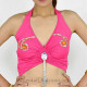 Top de danse orientale fuschia