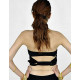 Top de danse orientale noir