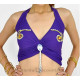 Top de danse orientale violet