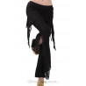 Pantalon de cours de danse orientale noir 