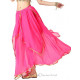 Jupe pétale de danse orientale fushia doré