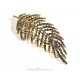 Broche pour costume de danse orientale Feuille dorée