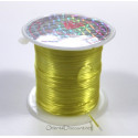 Bobine de fil stretch jaune