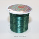 Bobine de fil stretch vert indigo