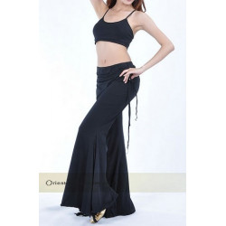 Tenue de cours de danse orientale top court noir