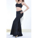 Tenue de cours de danse orientale top court noir