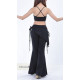 Tenue de cours de danse orientale top court noir