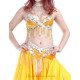 Ensemble coordonné de danse orientale doré